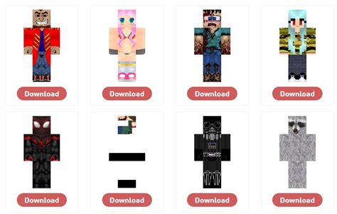Minecraft Skins download [TLauncher].